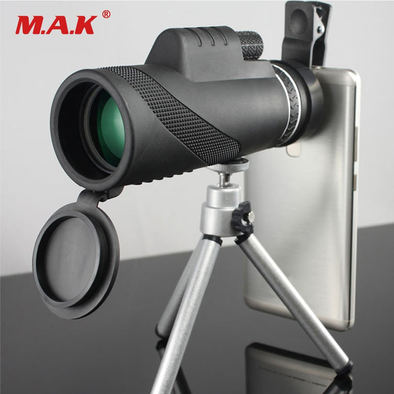 Monocular 40x60 Powerful Binoculars Zoom Field Glasses Great Handheld Telescope Military HD Professional Hunting