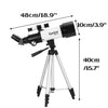 Visionking Refraction Astronomical Telescope With Portable Tripod Sky Monocular Telescopio Space Observation Scope Outdoor